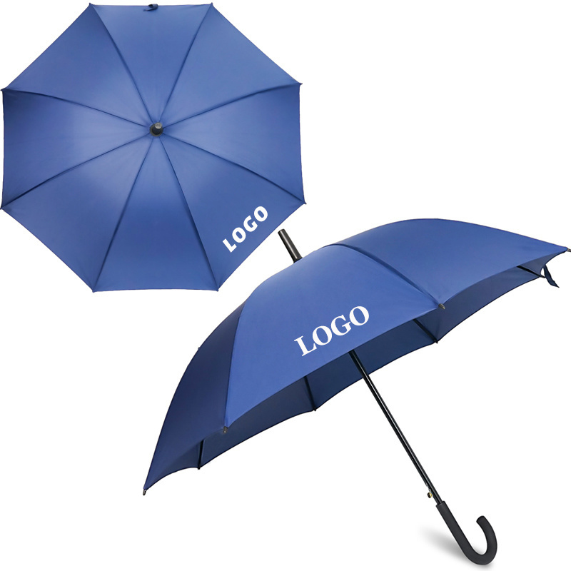 Custom Umbrellas Supplier Fiberglass Paraguas Sombrillas Straight Golf Size Rain Umbrella