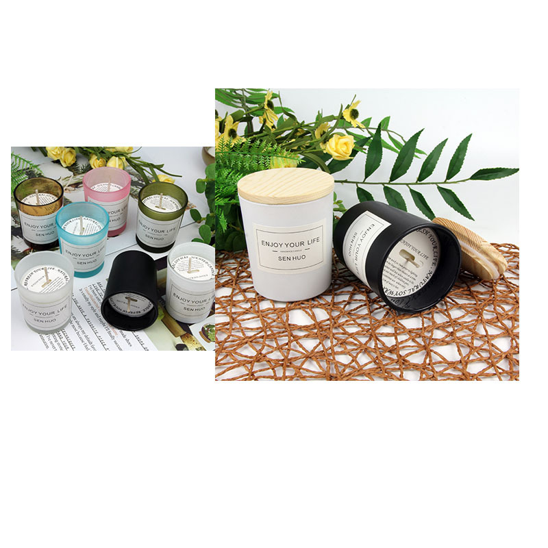 Eco-Friendly Wholesale Customized Soy Wax  Home Decoration Pumpkin Gift Set Luxury Scented Glass Scented Candle