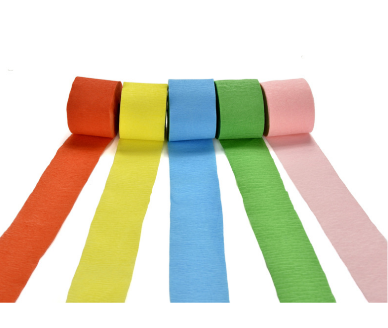 Wholesale Crepe Paper Roll Streamer For Birthday Theme Party