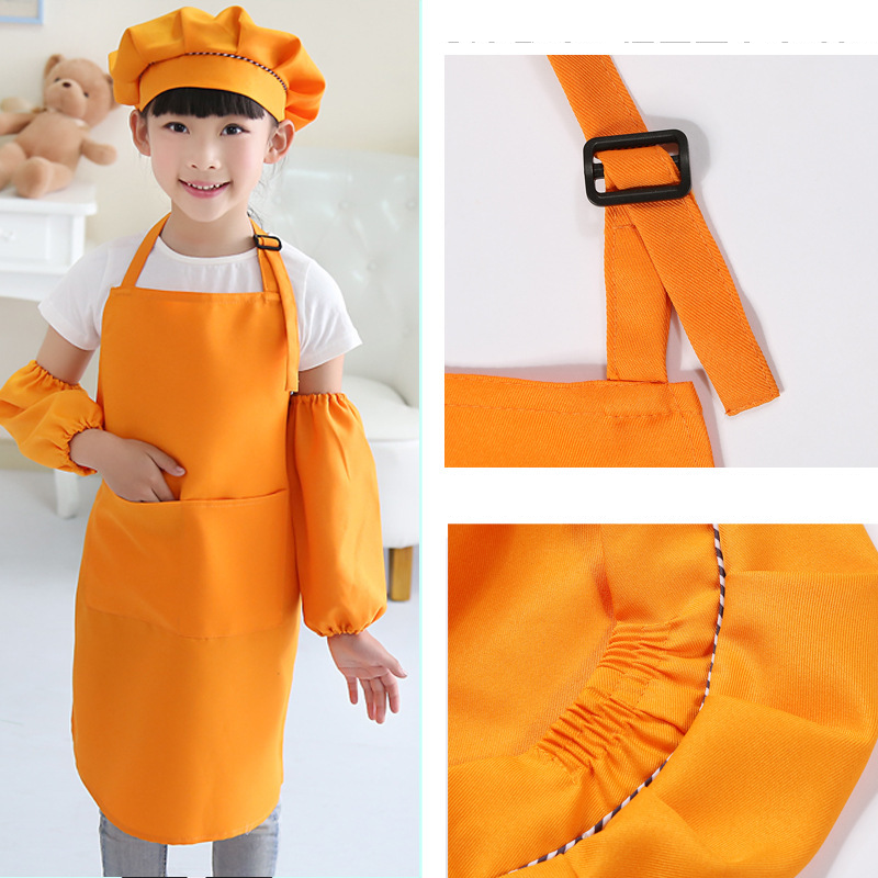 Manufacturer Custom Kitchen Cleaning Chef Cooking Children's Apron Kids Apron For Painting