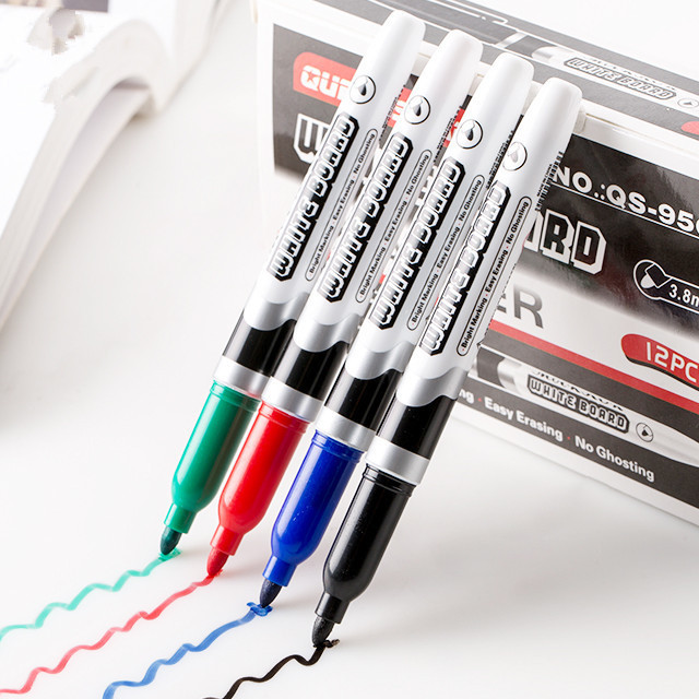 Custom Colorful Eco Erasable White Board PAINT MARKERS Pens Set Customized Dry Erase Whiteboard Markers For Whiteboard