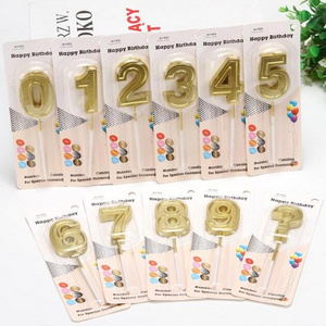 Party Supplies Decoration Number Birthday Candle