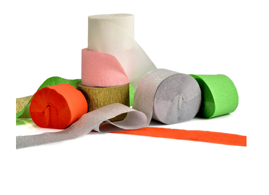 Wholesale Crepe Paper Roll Streamer For Birthday Theme Party