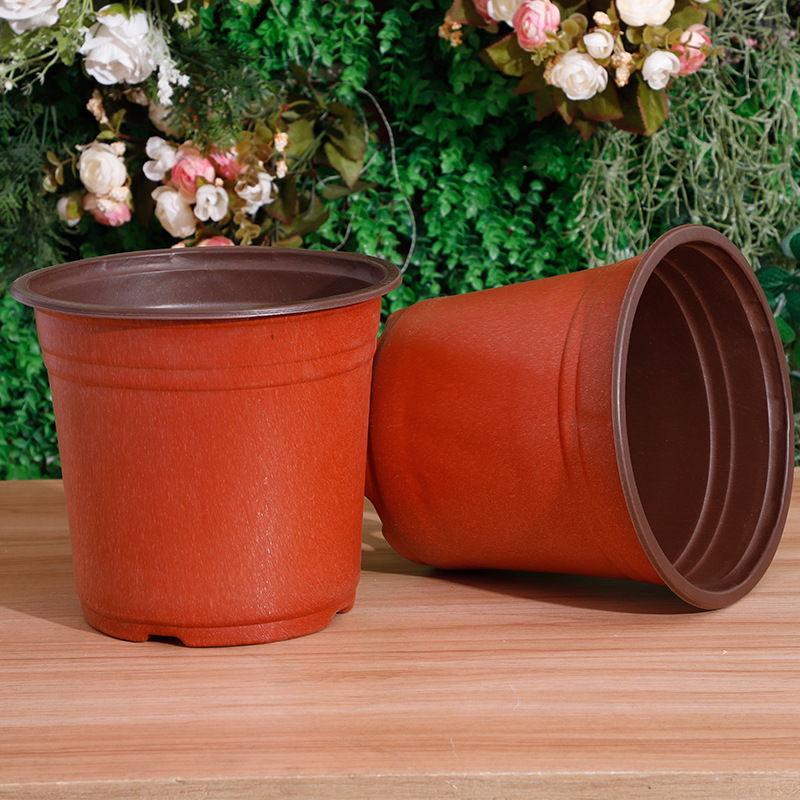 Bluk Plastic Grow Box brown plant seeding pots pp greenhouse Plant Nursery Transplant Plastic Flower Pots For Plant