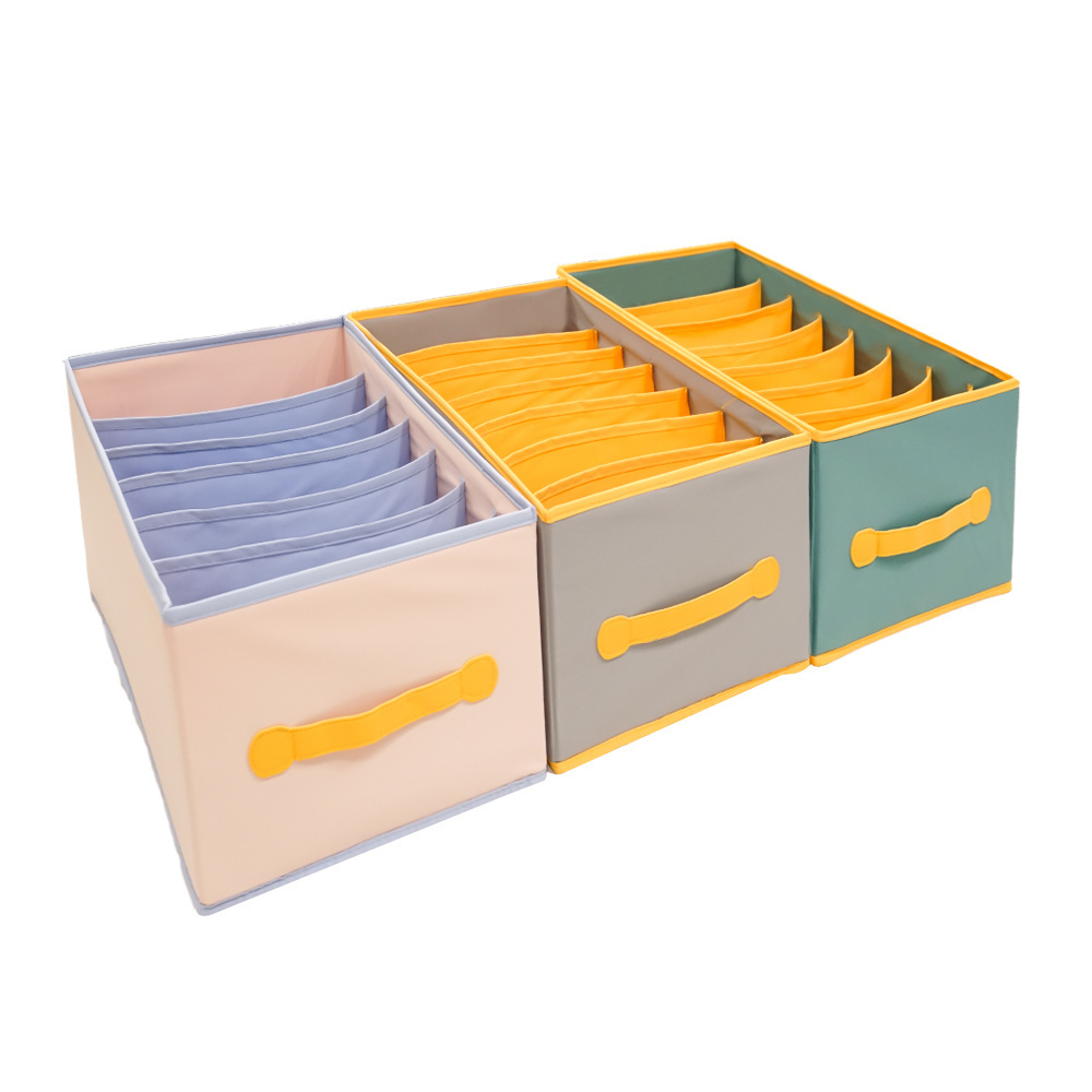 Jeans Closet Storage Bins Hot Selling Storage Closet Wardrobe Clothes Organizer Bedroom Wardrobe Clothes Organizer With Handles