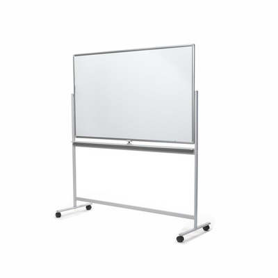 72" x 48" Rotating Mobile Rolling White Board Double-Sided Magnetic Dry Erase Whiteboard