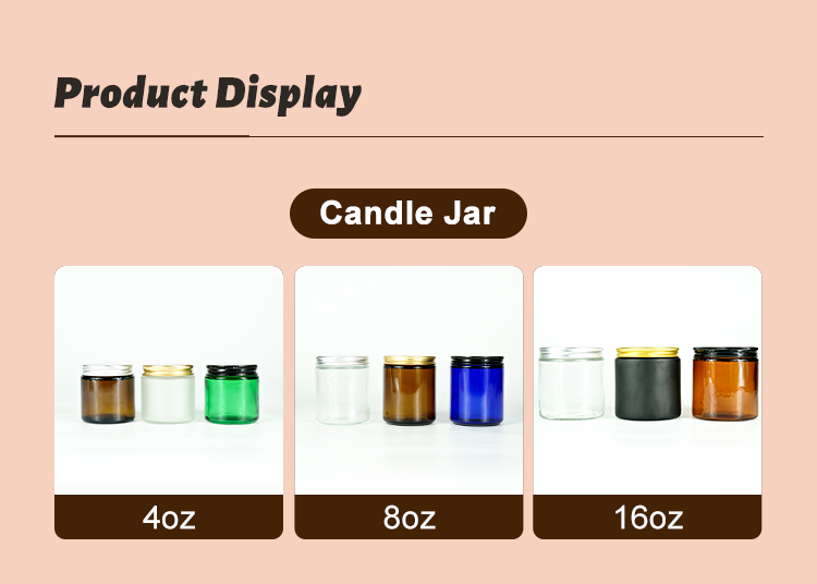 Wholesale candle holders lanterns candle jars Unique Round Bottom Shape Matte Luxury Glass Makesy Candle Jars with Cork Lids