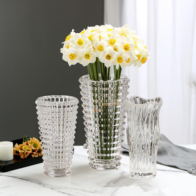 Home Decor Luxury Test Tube Cylinder Flower Teal Roman Glass Flower Pot Vases For Flowers