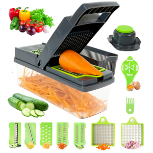 Top Seller Kitchen Vegetable Cutter 14 in 1 Easy Cleanup Onion Dicer Chopper Super Vegetable Chopper With Cont