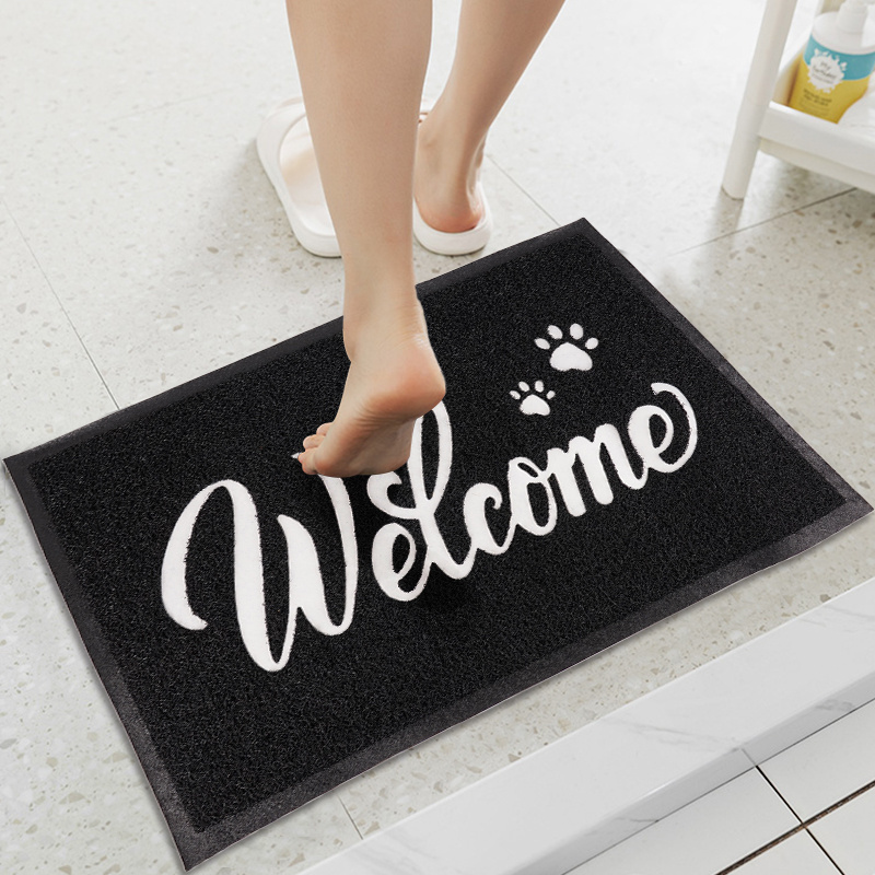 High Quality PVC Entry Door Indoor Outdoor Anti Slip Rugs Wholesale Entrance Foot Floor Mats