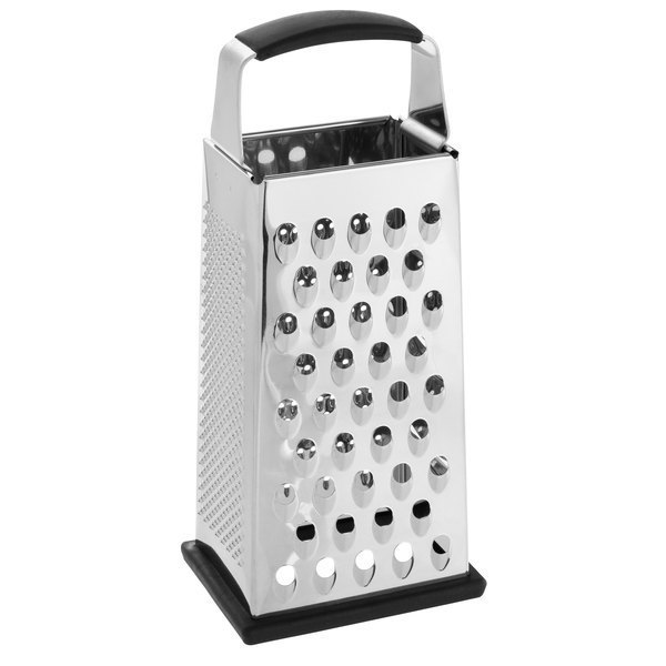 New Arrival 4 Sides Stainless Steel Grater with Handle for Cheese, Vegetables, Ginger