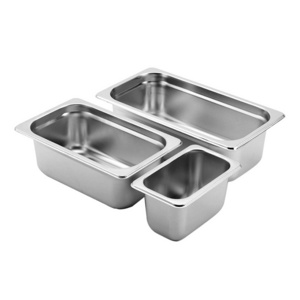 1/3 EU style stainless steel hotel gastronorm pan /GN tray for restaurant service equipment steam table pan