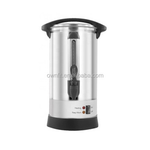 Commercial Hotel Use Buffet Equipment Stainless Steel Warmer Heating Element Water Boiler Tea Urn Single layer coffee urn