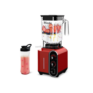 High Power Commercial Kitchen Equipment Red Heavy Duty Blenders and Juicers