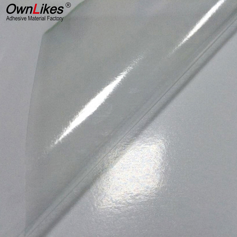 Flexography Clear Self Adhesive Cold Laminating Roll Film For Photo Dermatoglyphic Cold Lamination Film For Photos