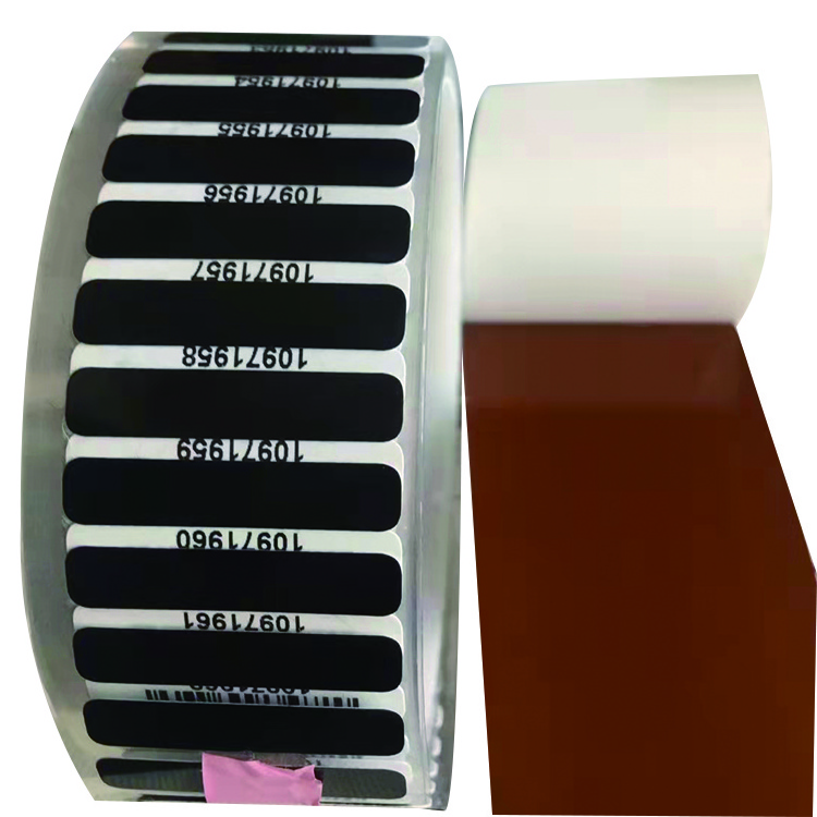 tyre barcode label 125 micron in raw material cut custom vulcanized tire tyre label sticker