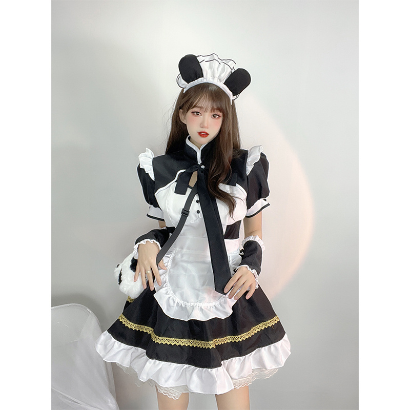 Maid Costume Cosplay Sexy Lolita Panda Girl Maid Uniform Anime Daily Dress Costume