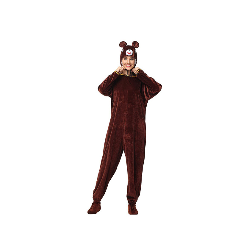 Halloween Adult Animal Costume Bear Doll Goat Cosplay Stage Costume