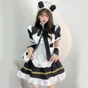 Maid Costume Cosplay Sexy Lolita Panda Girl Maid Uniform Anime Daily Dress Costume