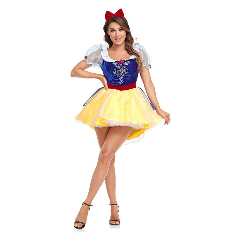 Halloween Adult Cosplay Costume Fairy Tale Dress Classic Princess Dress Party Costume