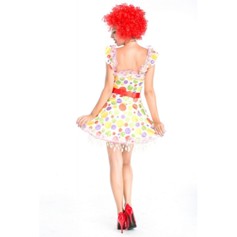 Carnival sexy clown costume adult hippies fancy dress costume halloween costume