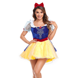 Halloween Adult Cosplay Costume Fairy Tale Dress Classic Princess Dress Party Costume