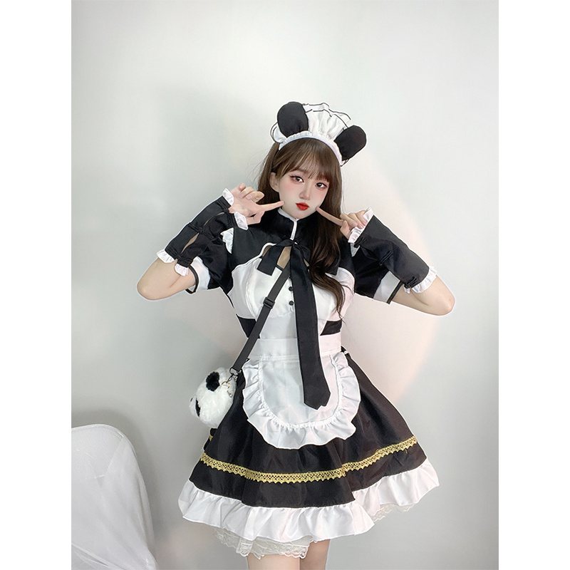 Maid Costume Cosplay Sexy Lolita Panda Girl Maid Uniform Anime Daily Dress Costume