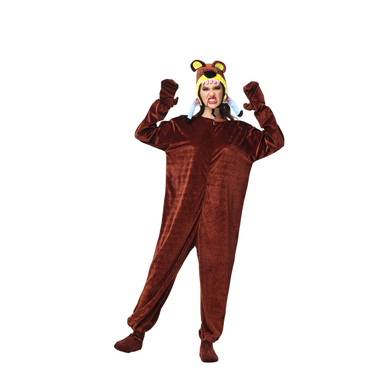 Halloween Adult Animal Costume Bear Doll Goat Cosplay Stage Costume