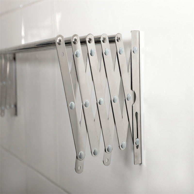 OWNSWING Laundry Hanger Wall-Mounted Expandable Folding Clothes Drying Towel Rack Clothes Drying Rack Accordion Retractable