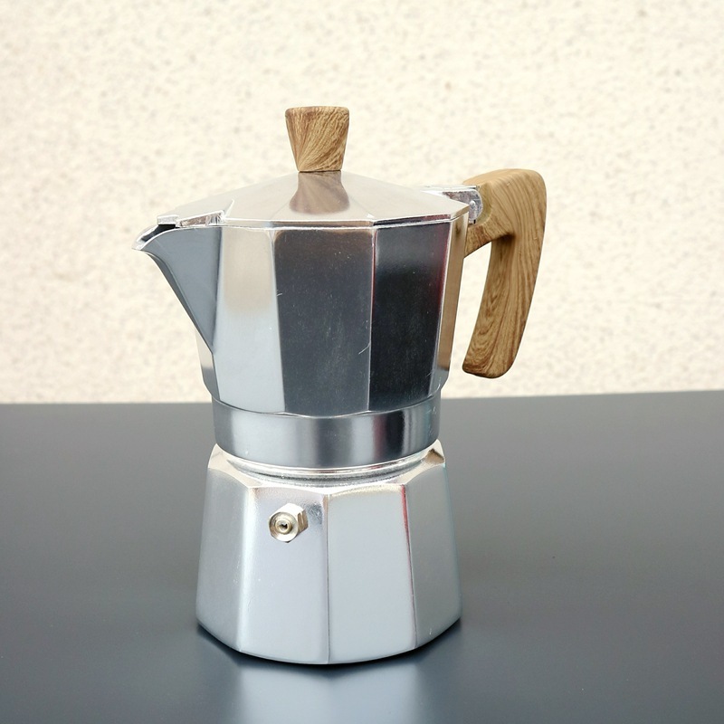 Moka Pot Italian Coffee Machine Espresso Aluminum Coffee Maker Kettle Latte Stove Classic Coffeeware Accessories