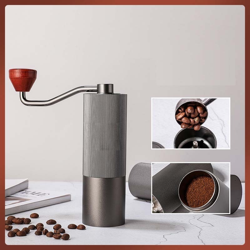 Factory Professional Hand Crank Coffee Mill Steel Burr Espresso Coffee Grinder