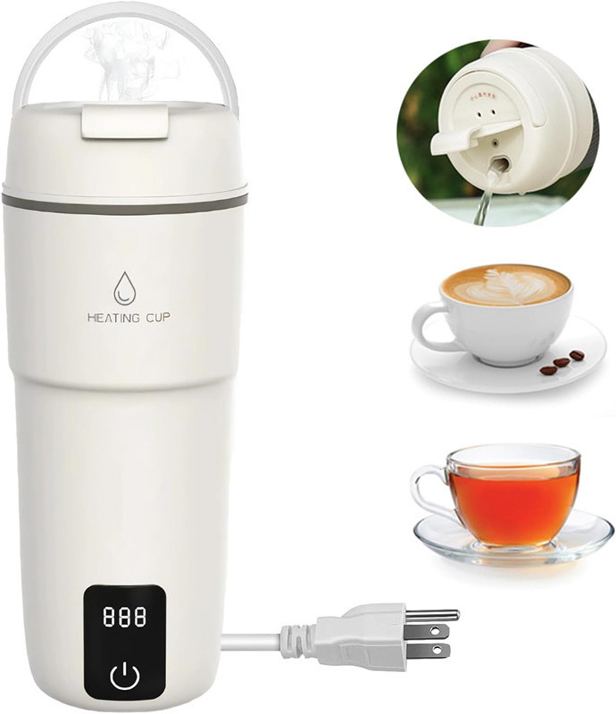 Portable Water Boiler with Temperature Control and LCD Display Stainless Steel Kettle Electric Travel Kettle