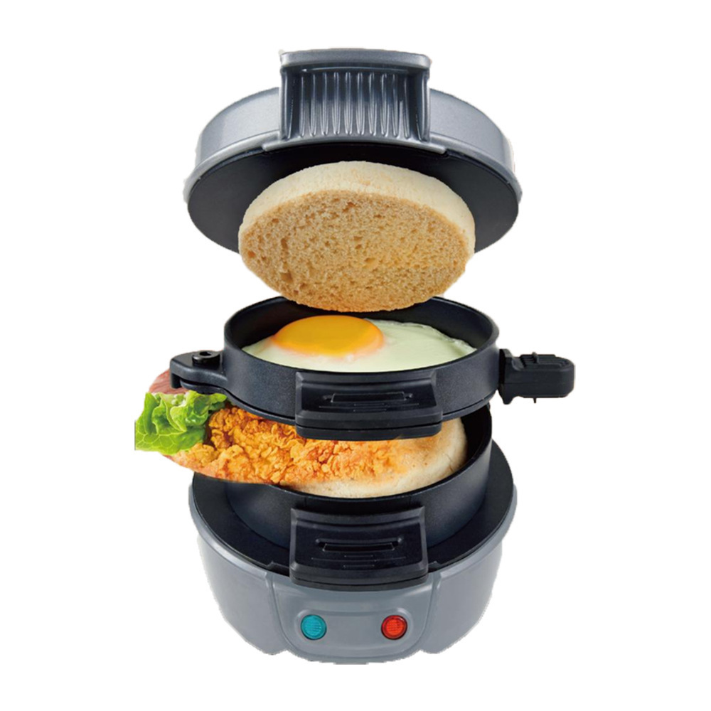 110V High Quality Burger Maker 3-in-1 Breakfast Maker Omelette and Toast Burger Maker