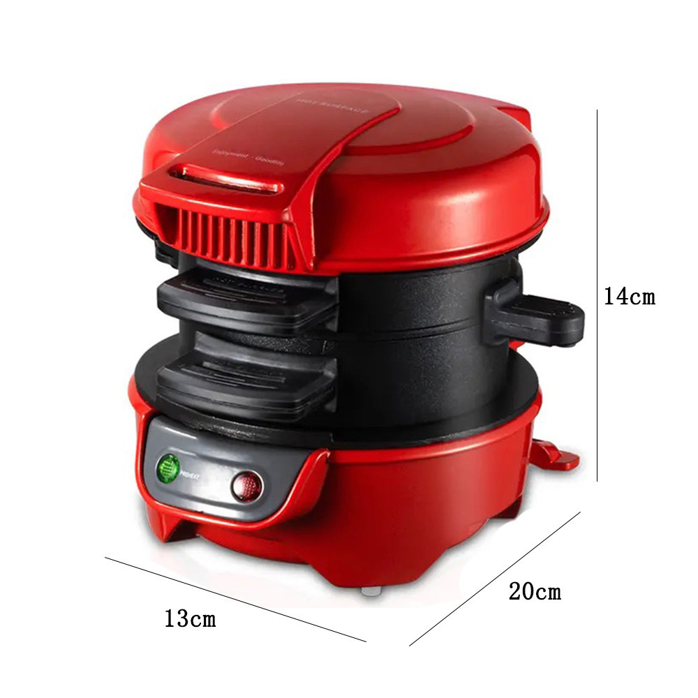 110V High Quality Burger Maker 3-in-1 Breakfast Maker Omelette and Toast Burger Maker