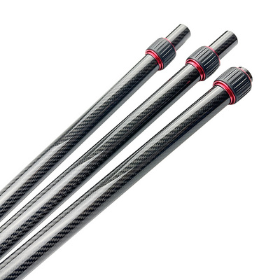 Oem Carbon Fiber Tube Connectors Twist locking Carbon Fiber Telescopic Pole Carbon Fiber Tube