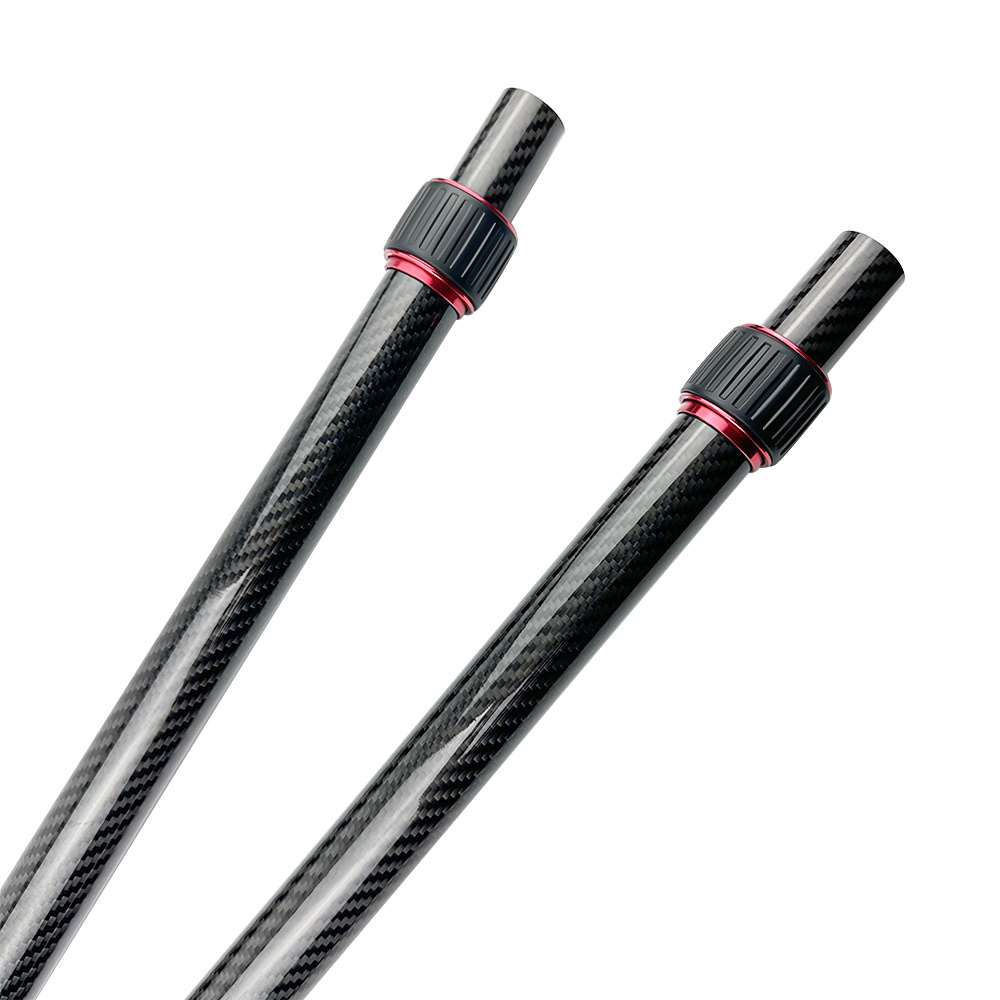 Plastic Telescopic Tube Connector 3M 5M Carbon Fiber Telescopic Pole