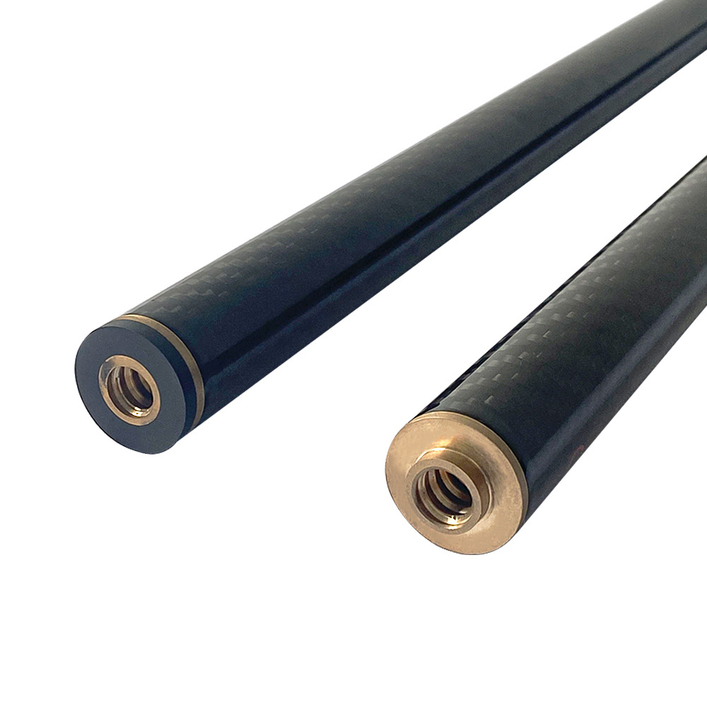 OEM low deflection billiard cues plain UD carbon fiber taper cues snooker cue golf shaft tube tapered carbon tube