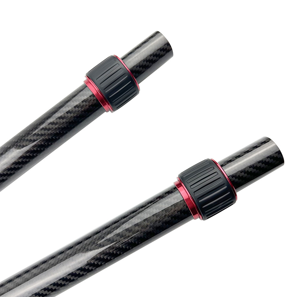 Plastic Telescopic Tube Connector 3M 5M Carbon Fiber Telescopic Pole