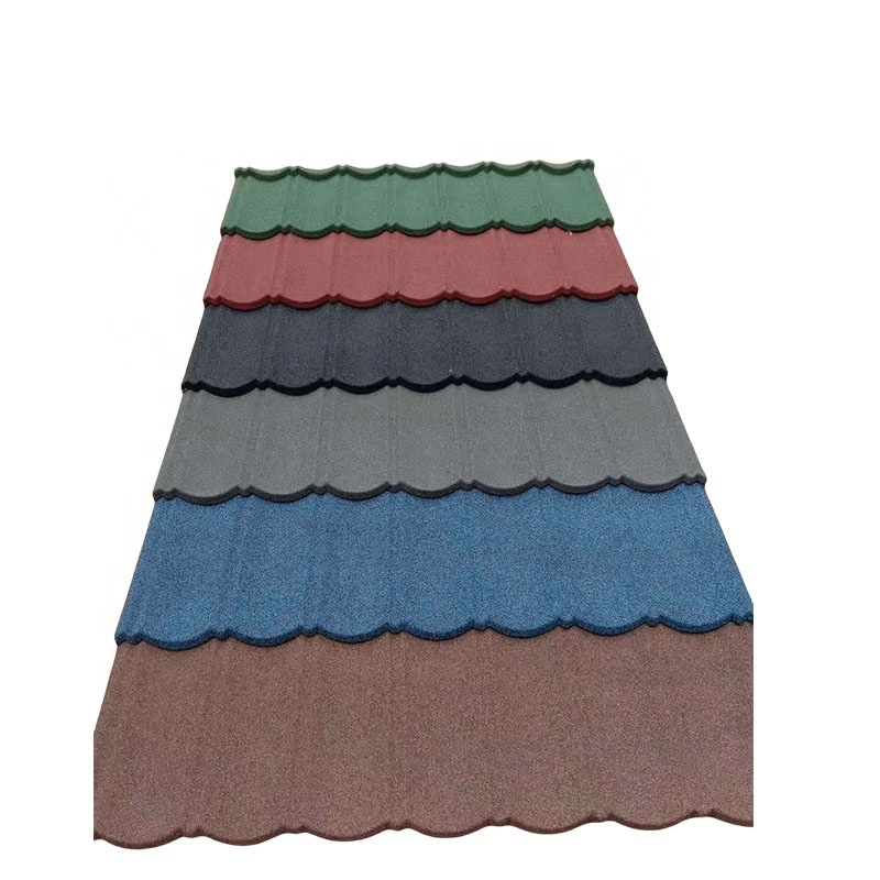 Korean Classic Industrial Design Metal Roof Tile 1340mm*420mm Chinese Stone Color Coated for Hotel Applications