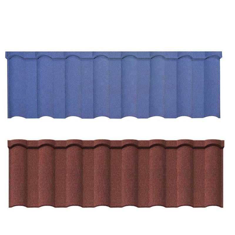 Industrial Design 0.3mm Color Stone Coated Metal Roof Tile from China Supplier Steel Fiberglass Asphalt for House Roof for sale