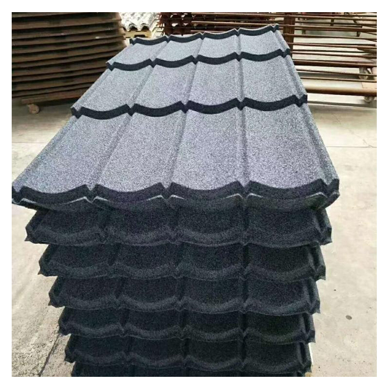 Modern Light Weight Roof Tiles Mould Stone Coated Metal Roof Tile Roofing Tiles Houses Building Materials Customization on sale