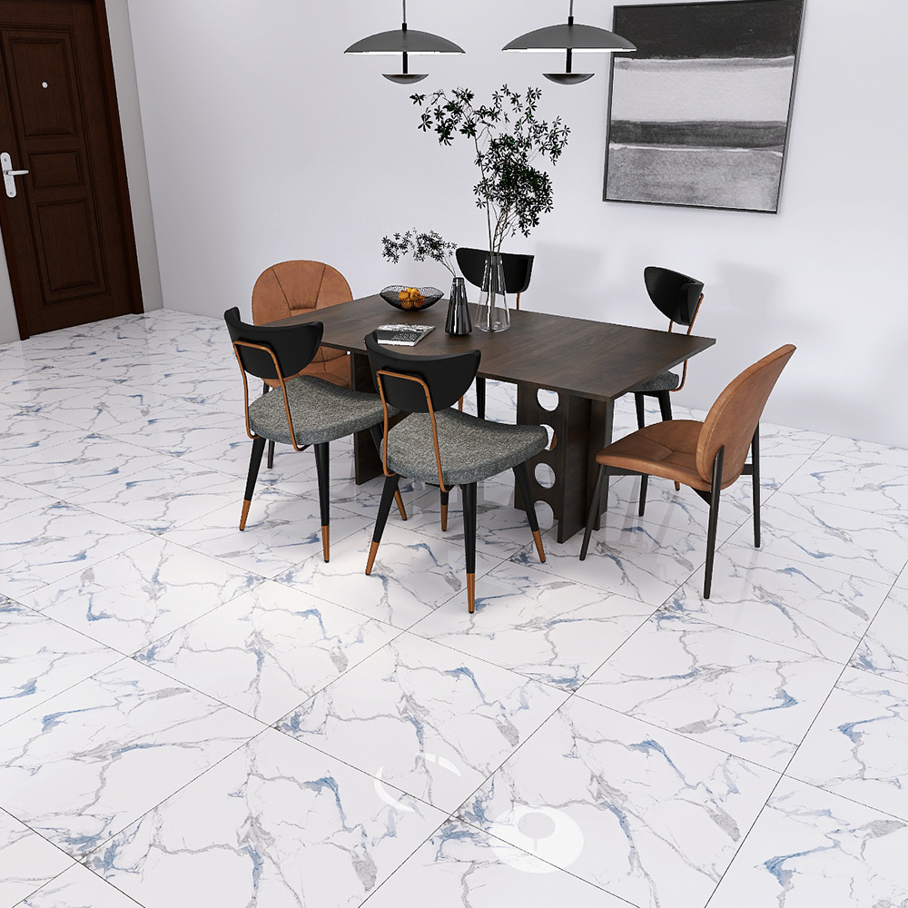 600x600mm Carrara White 60*60cm Floor Tiles Construction House Indoor Kitchen Tile Wall Tile For Floor