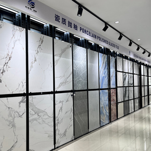 Garage Full Size 60x120 Marble Look Porcelanato Porcelain Floor And Wall Polished Marble Tiles Marble Floor Wall Tiles