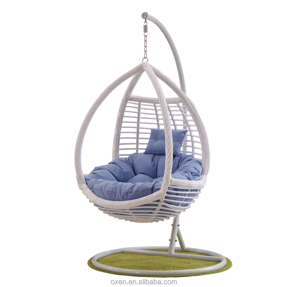 OXEN AH01 balcony garden patio egg shaped swing rattan hanging chair