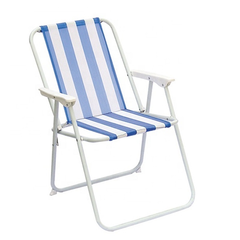 Cheap Wholesale Outdoor Tall Metal Portable Folding Lightweight Camping Sea Beach Chair for sale