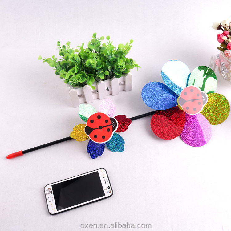 plastic garden gard small decorative windmills