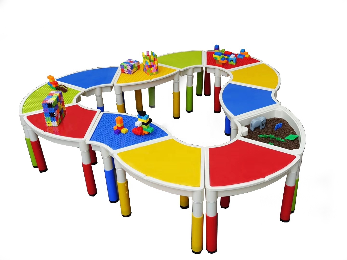 Children learning plastic table kindergarten furniture Kids table and chair