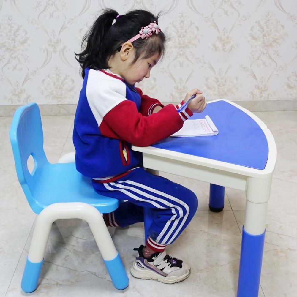 Children learning plastic table kindergarten furniture Kids table and chair