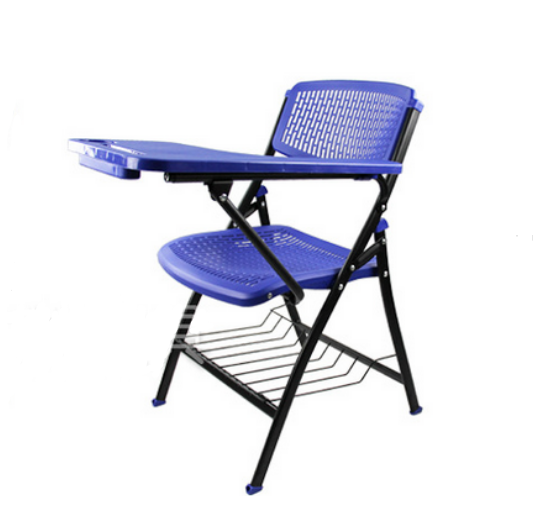 NJ398+03C+03D Writing board + stent web folding plastic chair