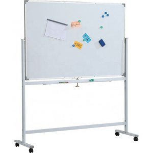 School furniture office furniture mobile advanced magnetic whiteboard With chalk slot